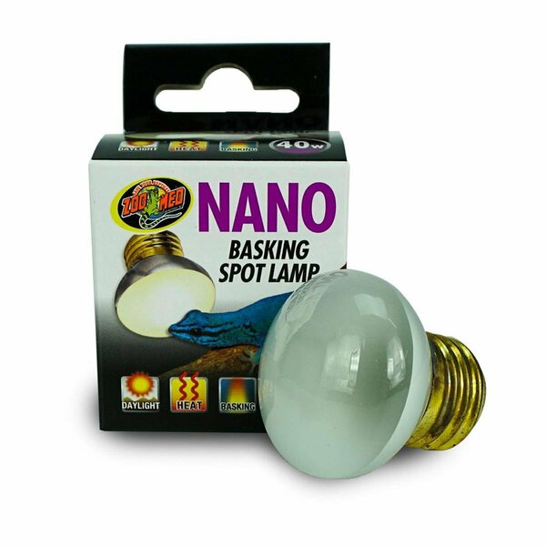 Zoo Med Laboratories 40 watt Nano Basking Spot Lamp 976904